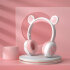 Наушники беспроводные с медвежьими ушками Hello Bear BK5 White Pink (15)
